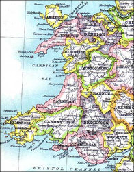 ancestry wales map